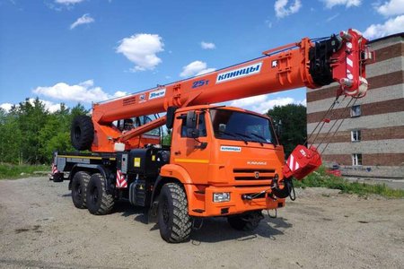 Автокран 25 тонн 31 метр КАМАЗ