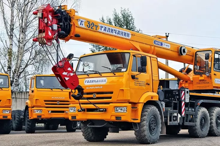 Автокран 32 тонны 31 метр КАМАЗ